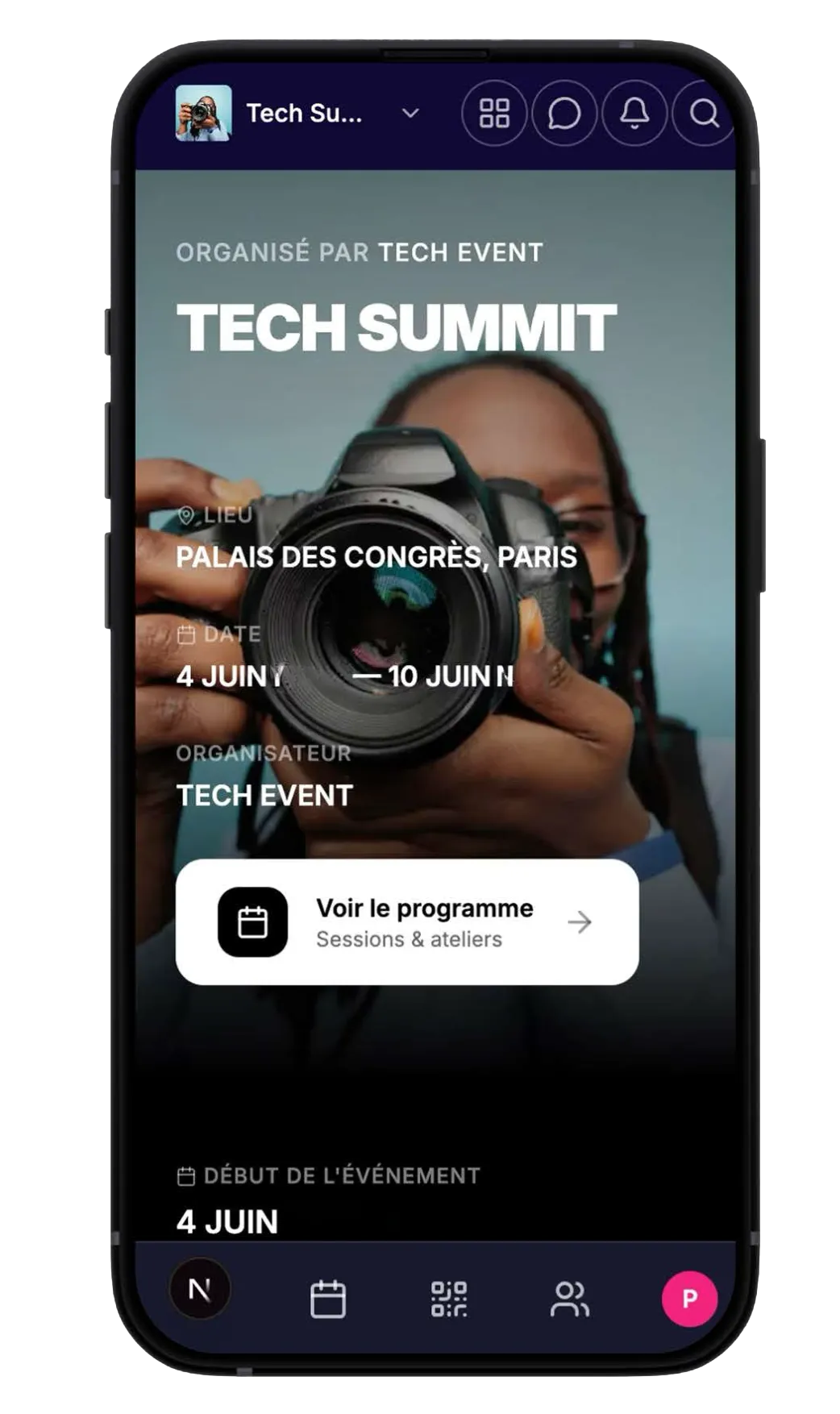 Application mobile